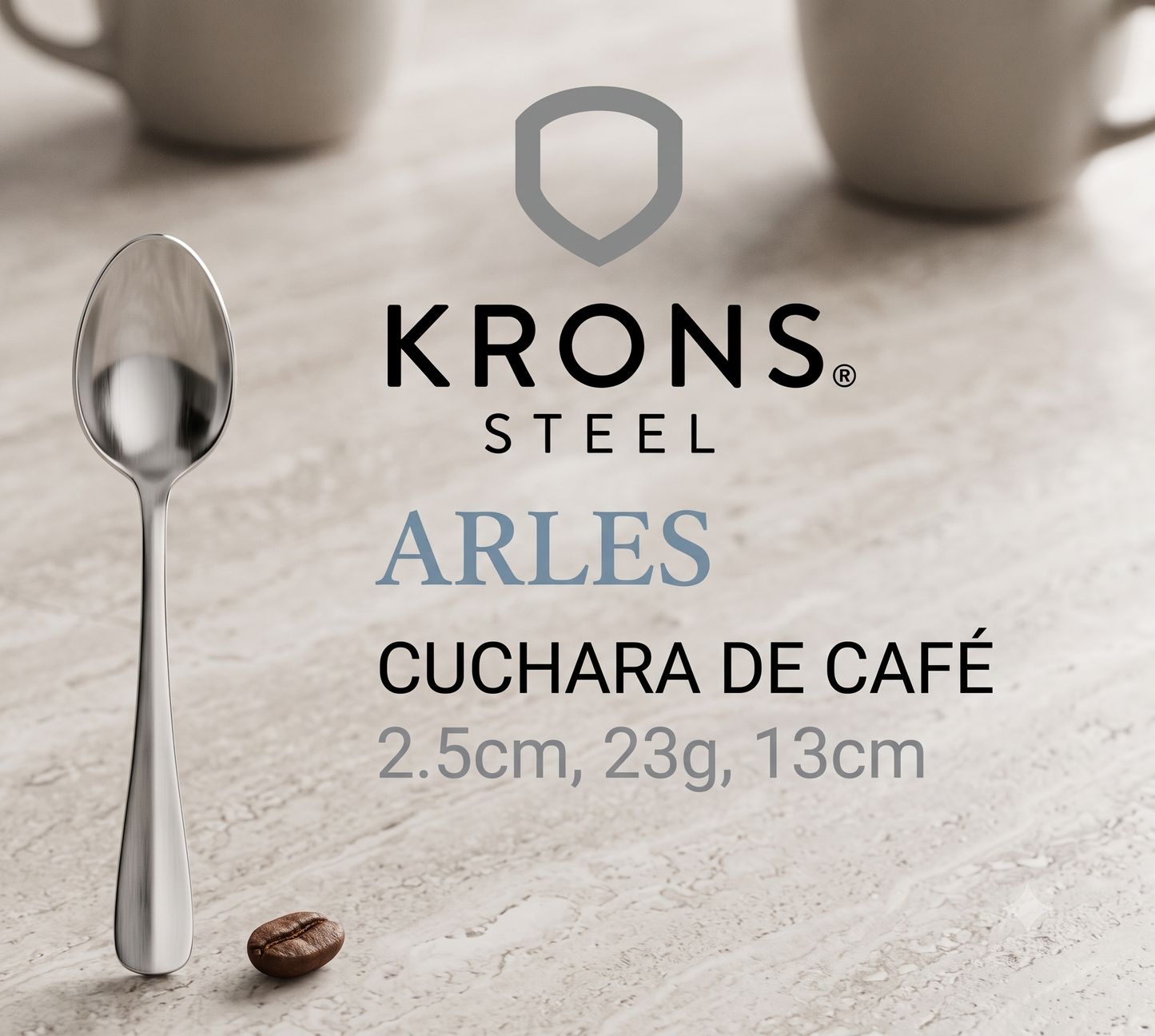 Krons Arles Cuchara De Café (6 unidades)