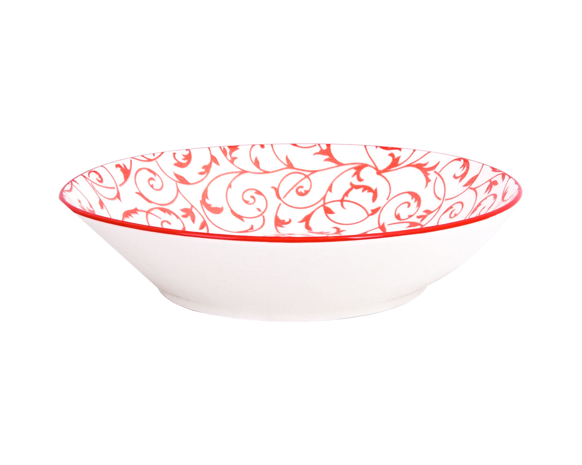 Juego de Vajillas Red Flower 30 Piezas